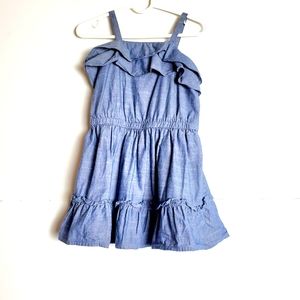 Cherokee toddler girl blue summer dress size: 3T